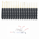 goso lock pick set replacement picks