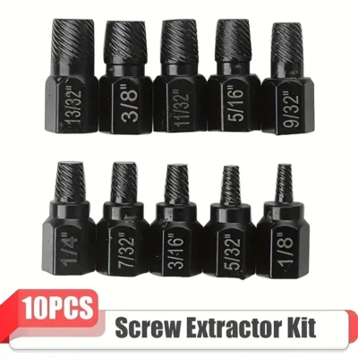 10pcs screw extractor kit